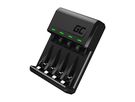 Charger 1-4AAA,AA NIMH micro-USB, USB-C, with LED, Green Cell GC VitalCharger