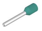 Wire-end ferrule, insulated, 10 mm, 8 mm, Turquoise