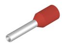 Wire-end ferrule, insulated, 10 mm, 8 mm, red