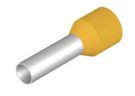 Wire-end ferrule, insulated, 14 mm, 12 mm, yellow