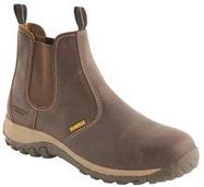 SAFETY DEALER BOOT, BROWN, SIZE 9