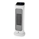 Ceramic PTC Fan Heater | 1400 / 2000 W | 2 Heat Modes | Adjustable thermostat | Rotates automatically | Overheating protection | Fall over protection | Remote control | Timer
