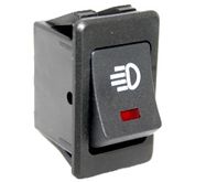 Rocker switch; car light swich 2 pos, 4 pind, with light indication