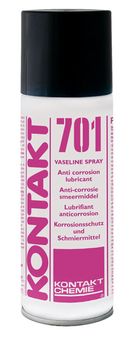 Pure vaseline spray used as lubricant and anticorrosion product Kontakt Chemie