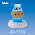 NAUGHTY COW LED night light cow blue