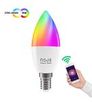 Лампа NOUS P4 Smart WIFI RGB E14, TUYA / Smart Life