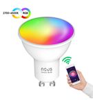 Лампа NOUS P8 Smart WIFI RGB GU10, TUYA / Smart Life