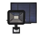 Solar LED floodlight with motion sensor, 10W, 750Lm, IP54, battery 1800mAh