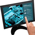 Joy-iT 10" LCD Display with metal frame and stand