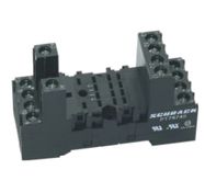 Socket for relay PT78740 DIN mounting Schrack 4-1415033-1
