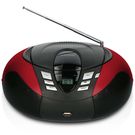 SCD-37 USB Red Portable FM Radio CD and USB player Red