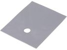 Thermally conductive pad, silicone, SOT93, TOP3, 0.4K/W, 20x24mm