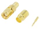 Connector SMA plug crimped 50Ω H155 gold plated