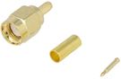 Connector SMA plug crimped 50Ω RG174, gold plated