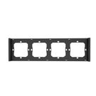 Frame for 4 M5-80 smart wall switches, horizontal, black, SONOFF