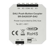 DALI push button coupler with 4 inputs