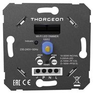 Light dimmer 230V 5-300W triac type, knob and WiFi controllable, THORGEON