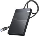 Kõvaketta korpus 2,5-tolline HDD/SSD SATA 3,0 5Gbps USB-A kaabliga 0,5m, must