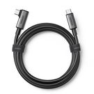 Угловой кабель USB Type C - USB Type C угловой USB3.1 Gen 1 60W 5м черный US551 UGREEN