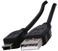 USB A plug - mini USB plug 1.8m