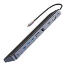 Dokkimisjaam / Adapter USB C pistik – 7 tüüpi porte (USB3+USB2+USB-C / PD+RJ45+HDMI+3,5 mm+SD+VGA) EliteJoy BASEUS