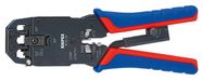 Crimping Pliers for Western Plugs RJ10/11/12/45, 97 51 12 KNIPEX
