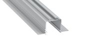 LED Profile LUMINES SUBLI, silver anodized 1m
