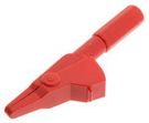 SMALL SAFETY ALLIGATOR CLIP, 20A, RED