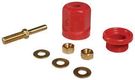 TEST RECEPTACLE, PIN-RECEPTACLE, 250A, WW, RED