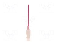 Needle: plastic flexible; 1.5"; Size: 18; straight; polypropylene METCAL
