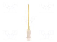 Needle: plastic flexible; 1.5"; Size: 20; straight; polypropylene METCAL
