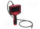 Inspection camera; Display: LCD 4,3"; Cam.res: 480x272; Len: 1.2m Milwaukee