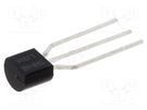 Thyristor: AC switch; 800V; Ifmax: 0.8A; Igt: 10mA; TO92; THT WeEn Semiconductors