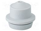 Grommet; elastomer thermoplastic TPE; light grey; 6÷13mm; IP65 HENSEL