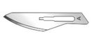 Blade 1015/A carbon steel, rounded tip, for holder system "4" Otto-Rüttgers "Solingen"