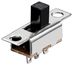 Slide Switch/Toggle Switch, silver - function: 1 x UM 10170