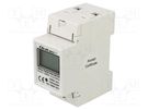 Counter; digital,mounting; for DIN rail mounting; single-phase QOLTEC