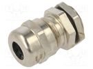 Cable gland; PG9; IP68; brass; Entrelec TE Connectivity