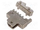 Crimping jaws; non-insulated terminals,ring terminal; 0.5÷4mm2 BEX