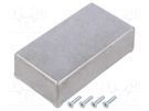 Enclosure: shielding; X: 60mm; Y: 111mm; Z: 30mm; aluminium; natural GAINTA