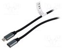 Cable; Power Delivery (PD),USB 3.0; USB C socket,USB C plug DIGITUS