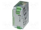 Power supply: switched-mode; 180W; 12VDC; 15A; 85÷264VAC; IP20 PHOENIX CONTACT