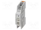 Power supply: switched-mode; for DIN rail; 24VDC; 630mA; IP20 PHOENIX CONTACT