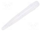 Needle: plastic; 4"; straight,conical; Mounting: 1/4"; 2.38mm Techcon