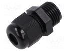 Cable gland; without nut; M16; 1.5; IP68; polyamide; black TE Connectivity