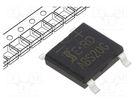 Bridge rectifier: single-phase; Urmax: 400V; If: 2A; Ifsm: 55A; SMT DIOTEC SEMICONDUCTOR