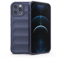 Magic Shield Case case for iPhone 12 Pro Max flexible armored dark blue cover, Hurtel