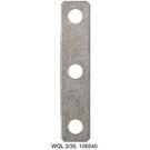 Cross-connector (terminal), when screwed in, Number of poles: 3, Pitch in mm: 27.00, Insulated: No, 125 A, grey Weidmuller