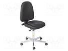 Chair; ESD; Seat dim: 460x430mm; Back dim: 440x510mm; 550÷730mm 
