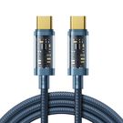 Joyroom cable USB Type-C - USB Type-C 100W 1.2m blue (S-CC100A12), Joyroom